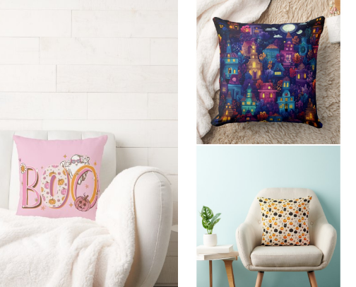 Pink & Preppy Halloween Decor & Gifts cover photo collage