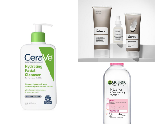 Skin care cover photo collage
