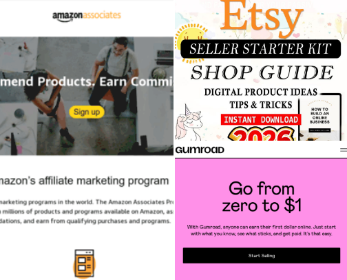 Digital Income Resources That Work cover photo collage