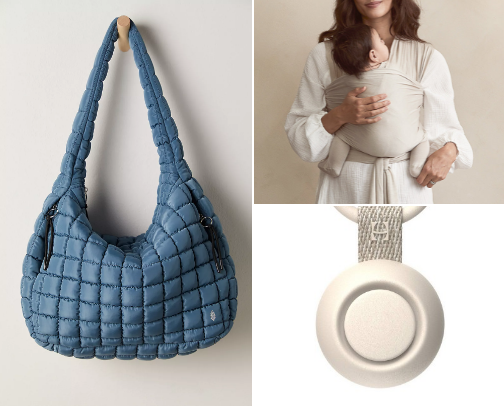 mommy must haves!! 🪿🩵 cover photo collage