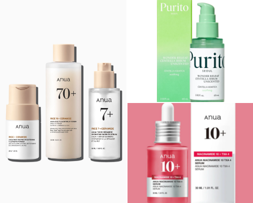 My favorite beauty recs cover photo collage