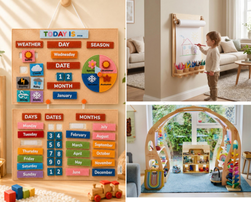 a montessori bedroom for toddlers cover photo collage