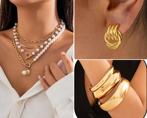 It girl jewelry.💎 cover photo collage