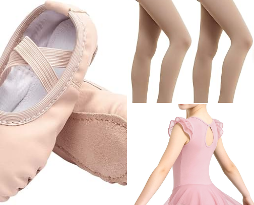 Toddler ballet must haves cover photo collage