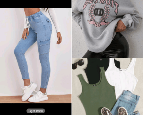 My style of clothes cover photo collage