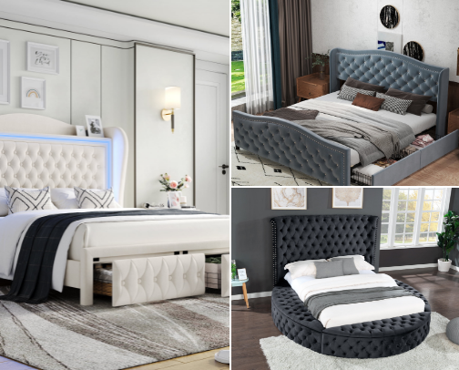 Luxury Beds People Are Upgrading To #WalmartPartner cover photo collage