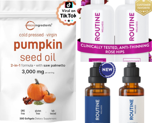 Hair Growth Journey cover photo collage