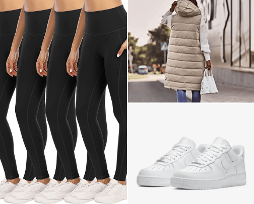 Comfy clothing👗👟 cover photo collage