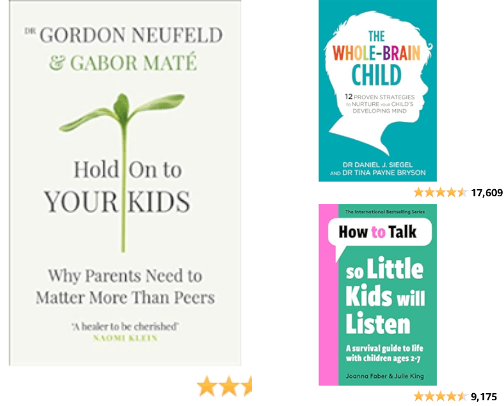 Hand-picked parenting books! cover photo collage