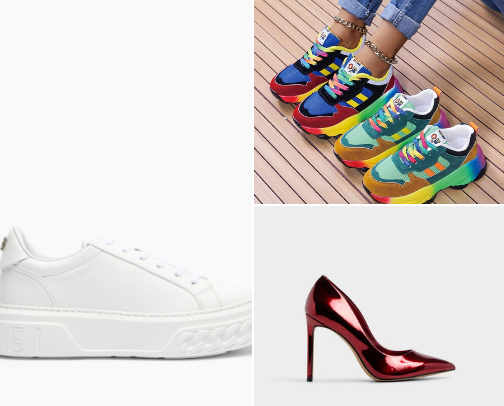 Shoes for women cover photo collage