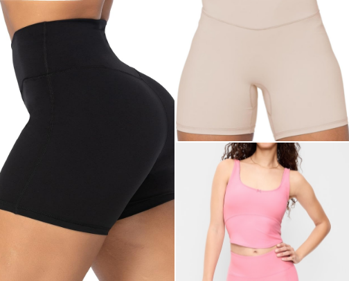 Workout outfits cover photo collage
