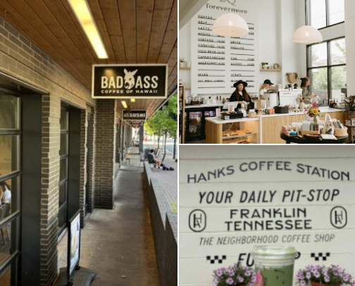 Fave Coffee Spots in TN cover photo collage