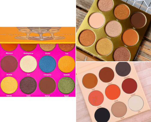 Highly Pigmented Eyeshadows and Blushes cover photo collage