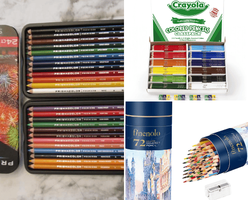Art and craft supplies for kids cover photo collage