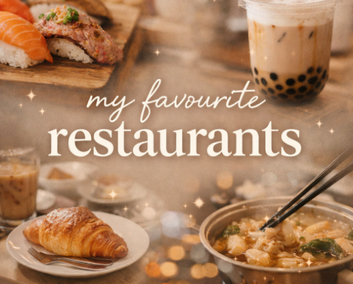 Favourite Restaurants 🍽️ cover photo collage