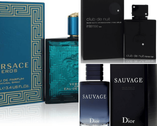 Men Fragrance Collection cover photo collage