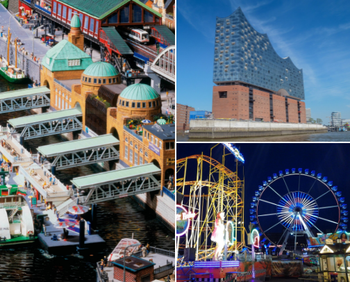MUST-SEE Spots in Hamburg! cover photo collage