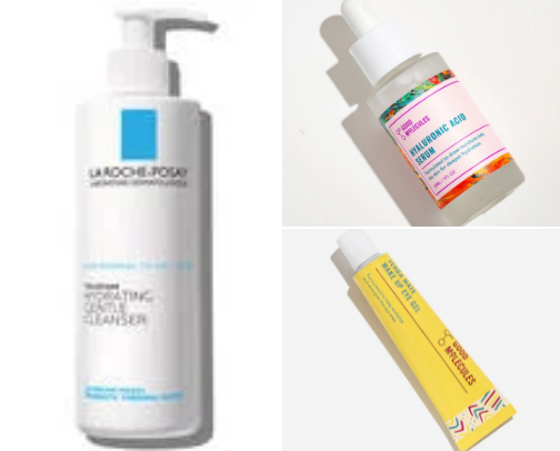 what’s in my skincare bag : AM + PM cover photo collage