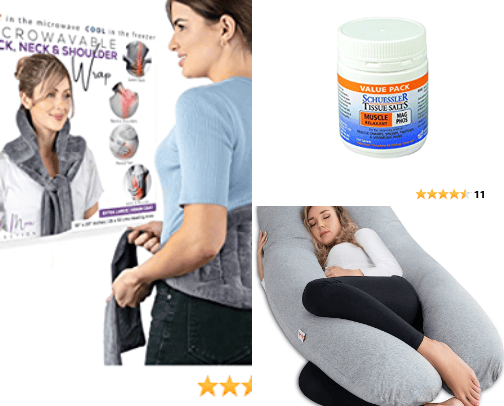 Things I use everyday for my back pain cover photo collage