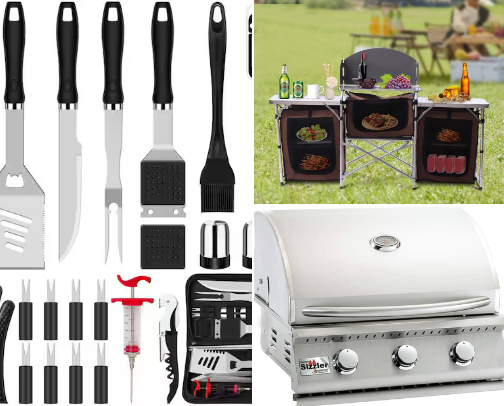 Barbecue- Grills, Accessories & All Things for a "Cook Out" cover photo collage