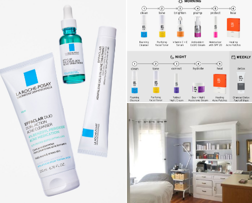 Daytime Skincare For Acne/Combo Skin cover photo collage