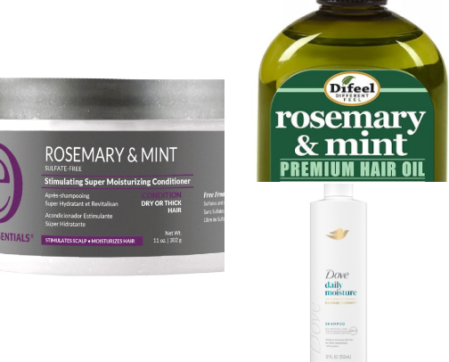 Affordable Products that improved the health of my hair. cover photo collage