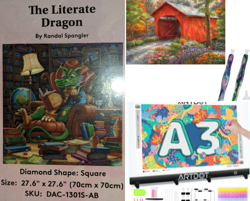 The Ultimate Diamond Art & Resin Crafting Starter Kit: Everything You Need cover photo collage