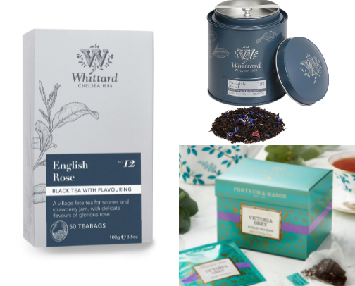 Tea flavors cover photo collage