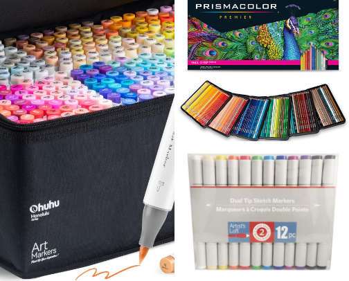 ✨ ESSENTIAL Studio & Art supplies 🎨 cover photo collage