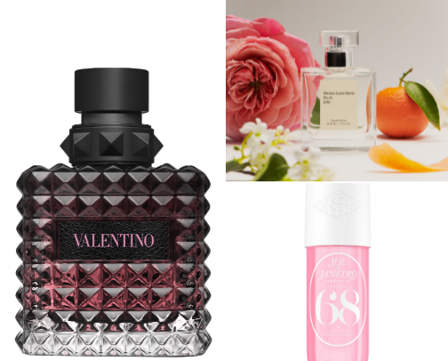 my favorite fragrances 🌷 cover photo collage