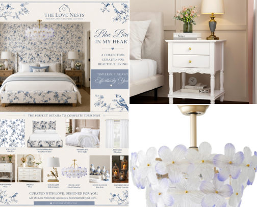 Blue Bird in My Heart cover photo collage