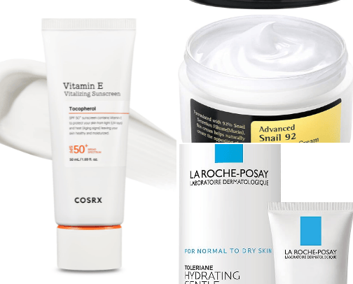 Skin Care Recommendations cover photo collage