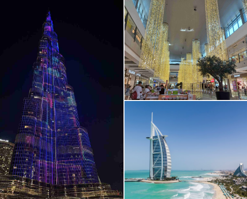 Discover Dubai:Top 10 Places for an Unforgettable Trip cover photo collage