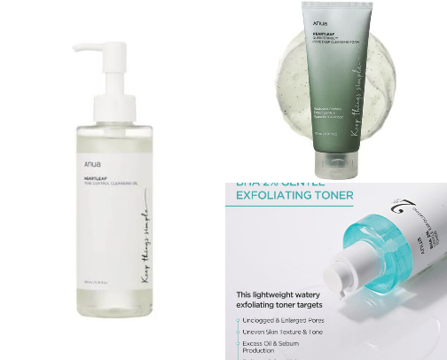 Korean Skincare cover photo collage