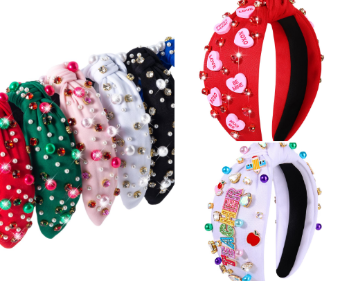 HOLIDAY HEADBANDS cover photo collage