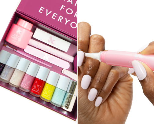 Everything needed for my at home nails! cover photo collage