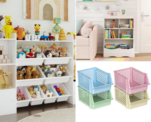 Colorful Kids Toy Organizers That Make Cleanup Fast & Fun cover photo collage