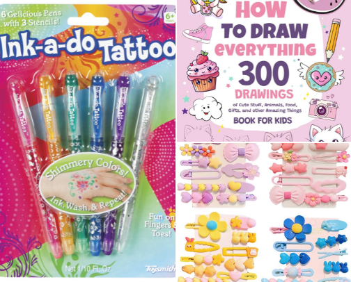 Fun & Creative Stocking Stuffers for 6+ Girls🎄🎅🏻 cover photo collage