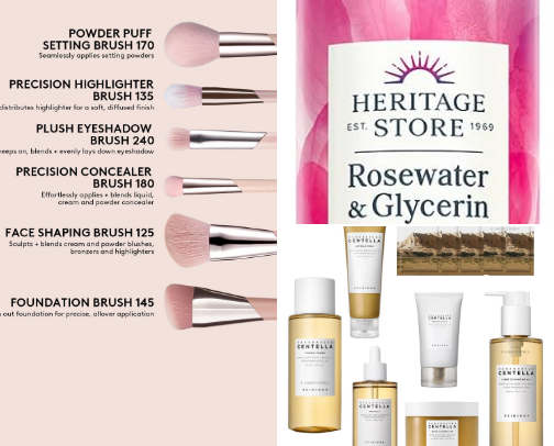 Beauty hot buys cover photo collage