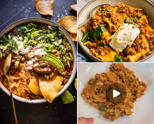 My fave recipes! cover photo collage