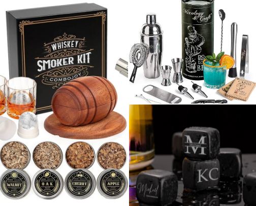 At home bar essentials 🍻 cover photo collage