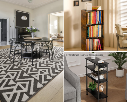 Home makeover: home decor cover photo collage