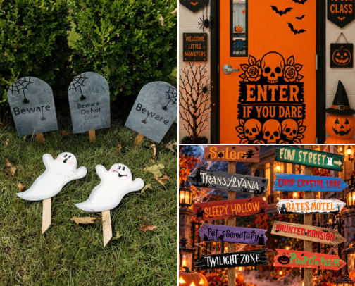 How I Turned My Neglected Yard Into a Scene From a Scary Movie cover photo collage