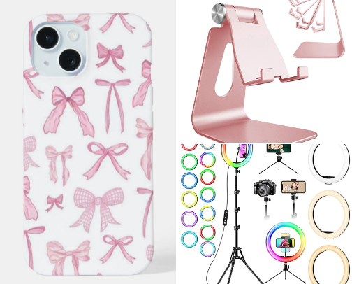 ✨Girly Tech Finds Every Girl Needs✨ cover photo collage