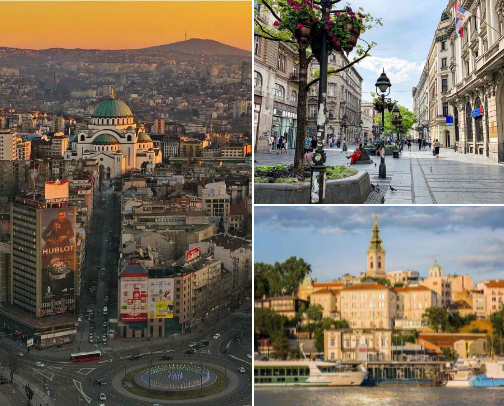 Places to visit in Belgrade cover photo collage