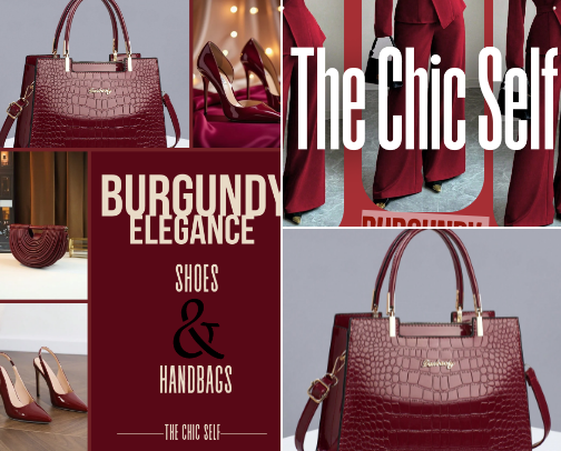 Burgundy All Day: From Boardroom Power to Night-Out Glam & Cozy Nights In cover photo collage
