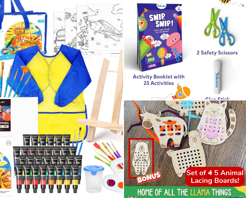 🎨 Creative Art Supplies for Kids (Screen-Free & Fun) cover photo collage