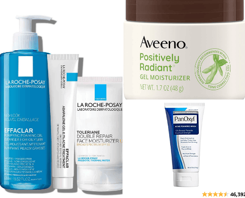 skincare cover photo collage