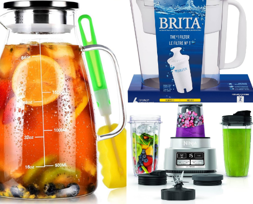 Healthy Drinks & Smoothie Essentials cover photo collage