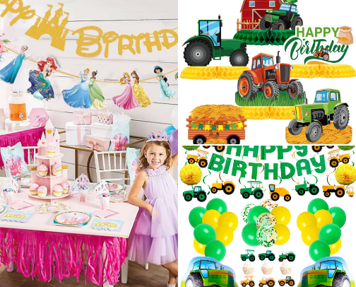 Let’s celebrate! Birthday party picks for kids! cover photo collage